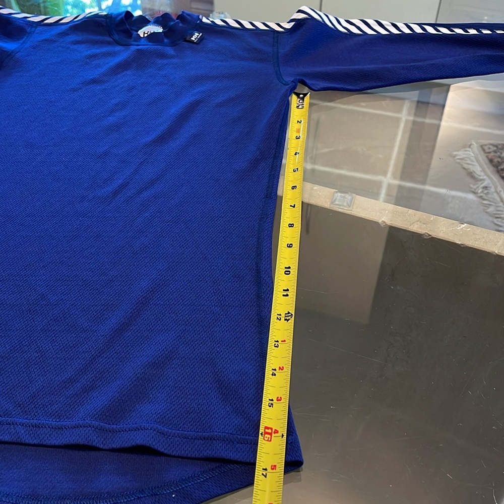 Helly Hansen Lifa Active striped crew base layer, in blue, lightweight,quick dry - Picture 4 of 10